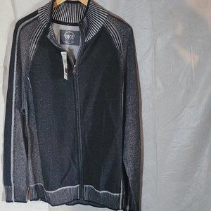 New BKE standard fit zippered jacket with tags